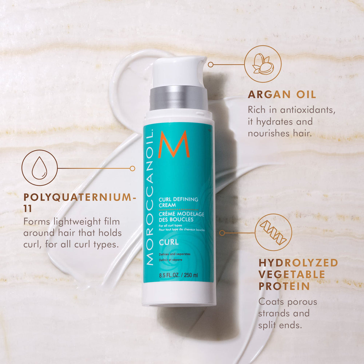 Moroccanoil Curl Defining Cream 8.5 Fl. Oz. with packaging
