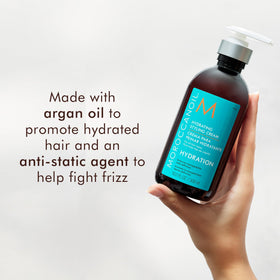 Moroccanoil Hydrating Styling Cream with argan oil highlights