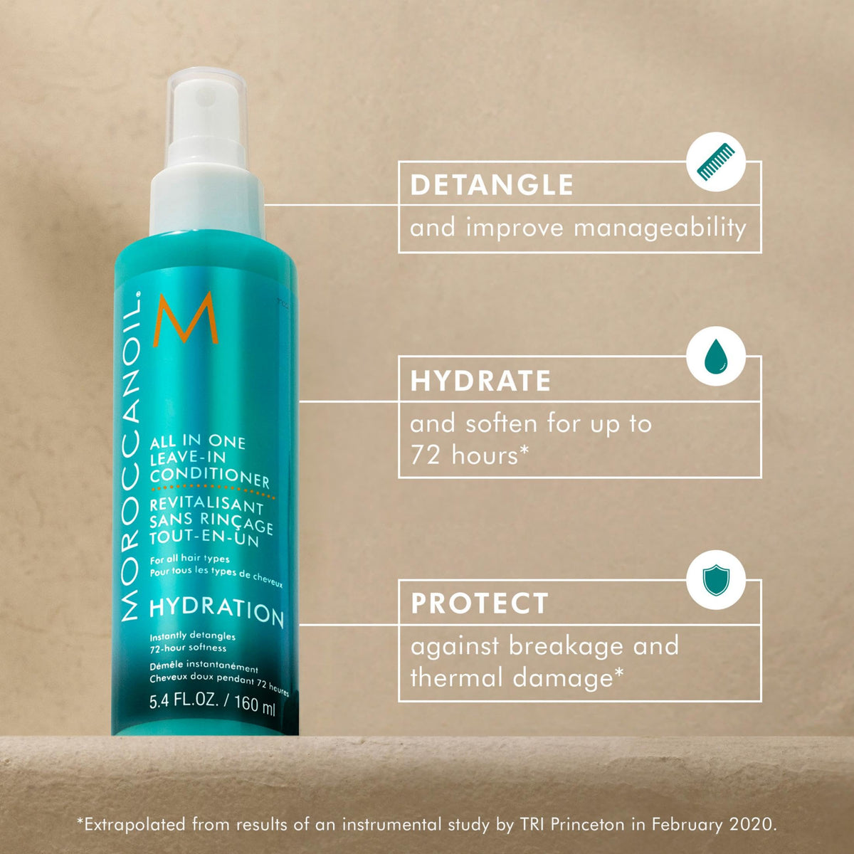 Moroccanoil Leave-in Conditioner bottle with cap