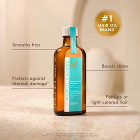 Moroccanoil Light 25ml bottle with packaging