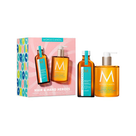 Moroccanoil Light Hair Oil and Hand Wash gift set packaging