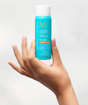 Moroccanoil Luminous Hairspray Strong bottle side view