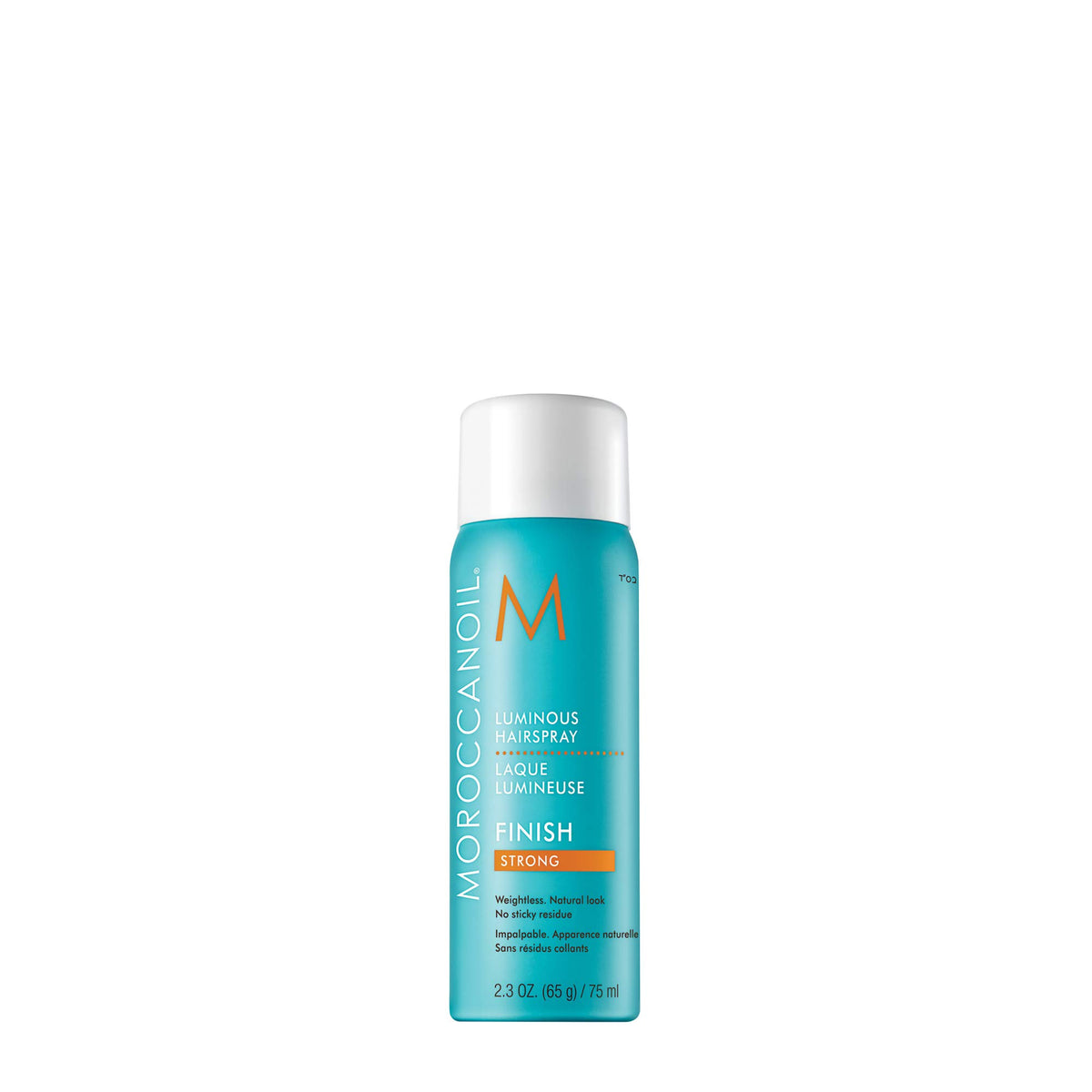 Moroccanoil Luminous Hairspray Strong travel size 2.3 Fl Oz front view