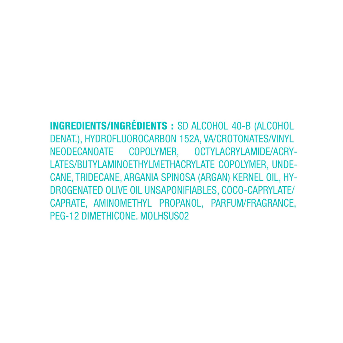 Moroccanoil Luminous Hairspray Strong with styling tools