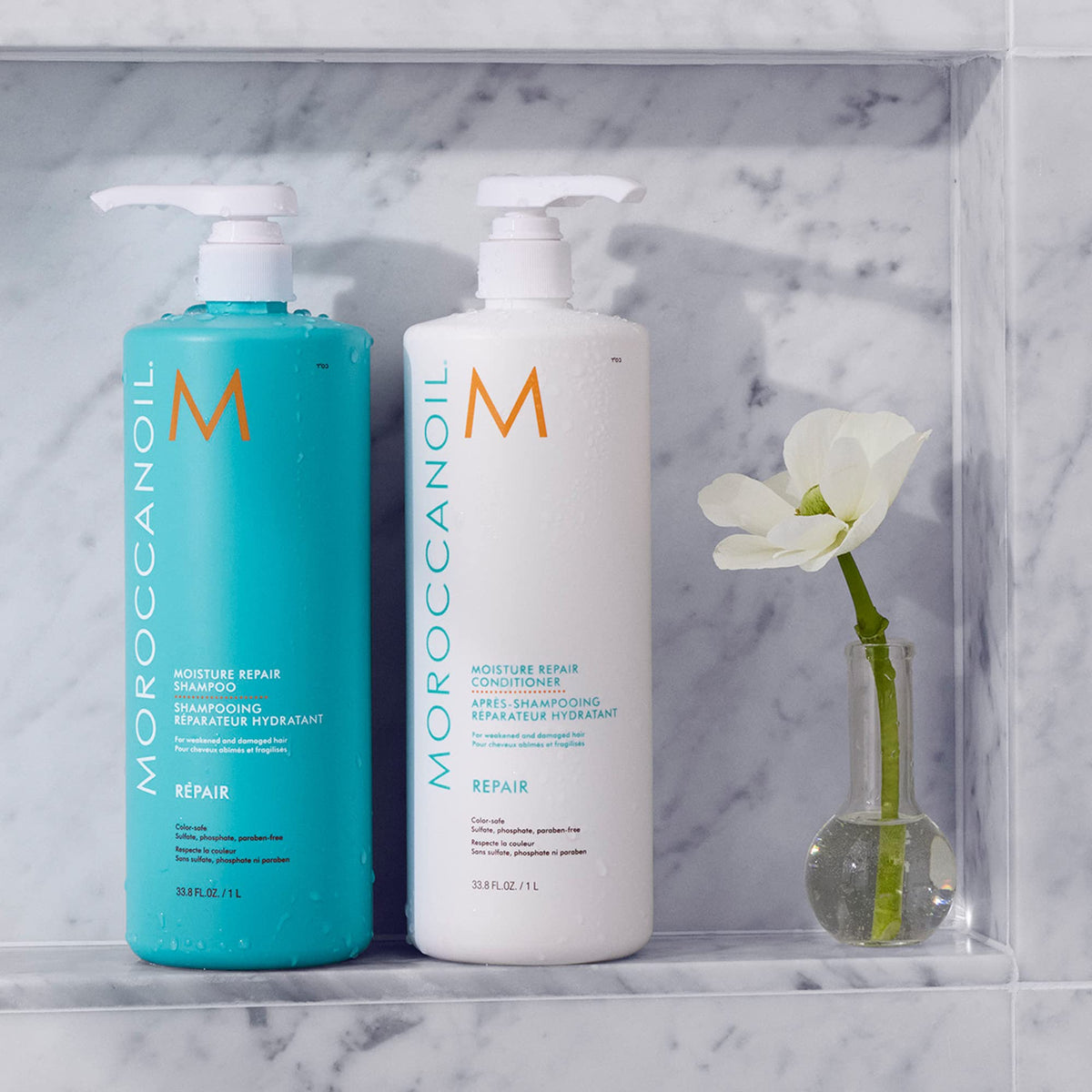 Moroccanoil Moisture Repair Shampoo packaging details
