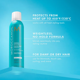 Moroccanoil Perfect Defense Heat Protectant bottle with cap