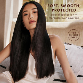 Moroccanoil Perfect Defense on styled hair