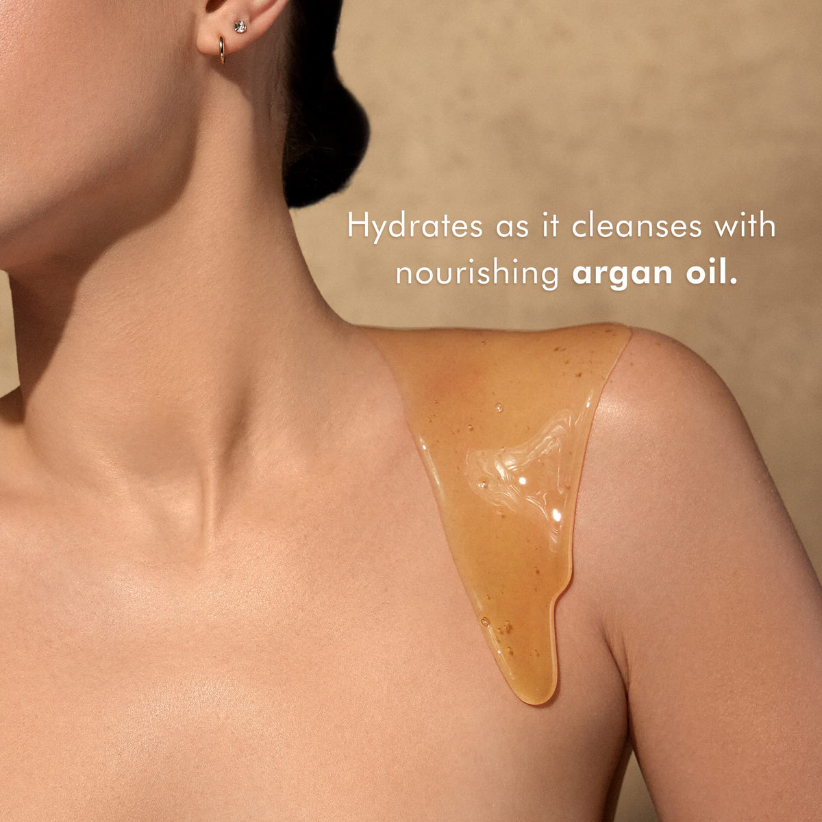 Moroccanoil Shower Gel in a bathroom setting