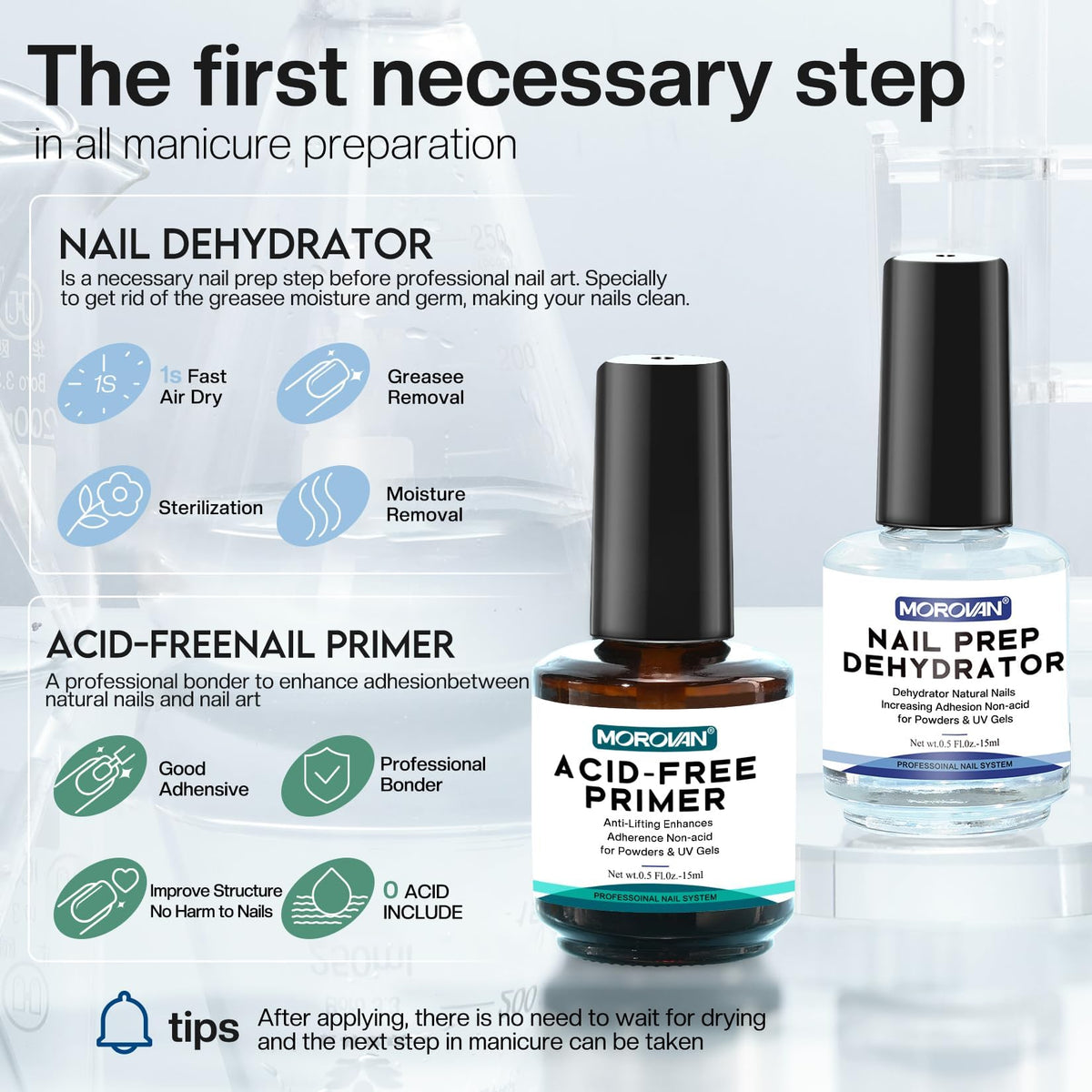 Morovan Acid-Free Primer bottle close-up