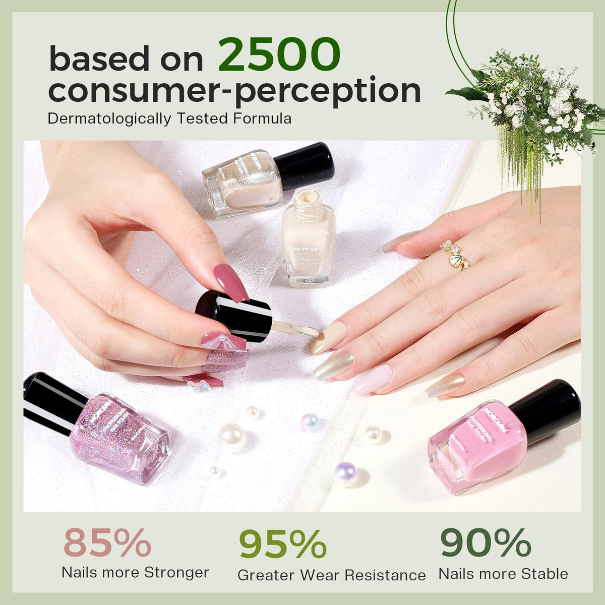 Morovan nail polish brush and application