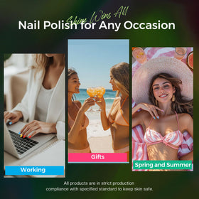Morovan nail polish set packaging and display