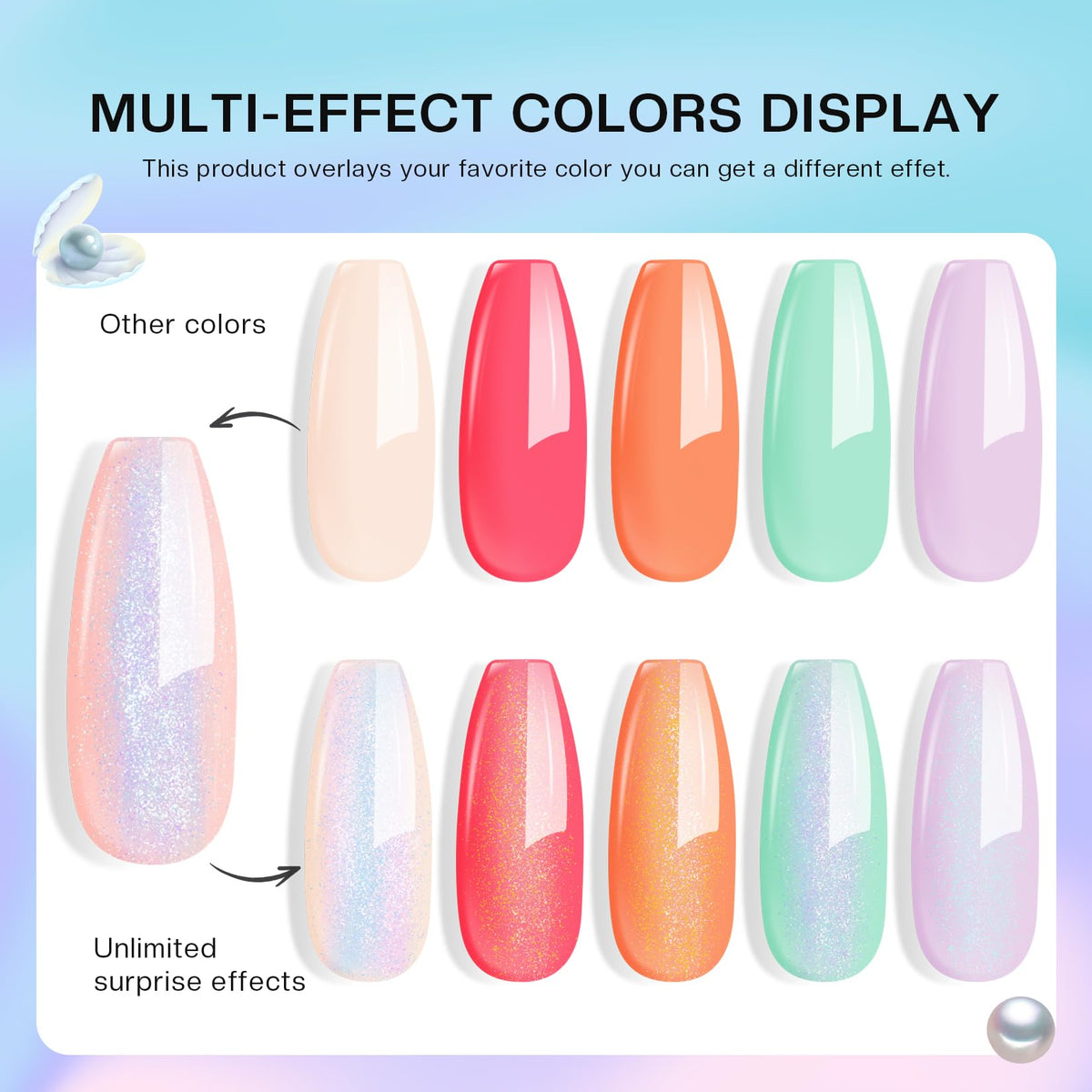 Morovan Pearl Nail Polish Set packaging