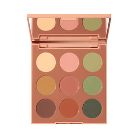 MORPHE 9B Matte Essentials Artistry Palette front view with warm toned shades