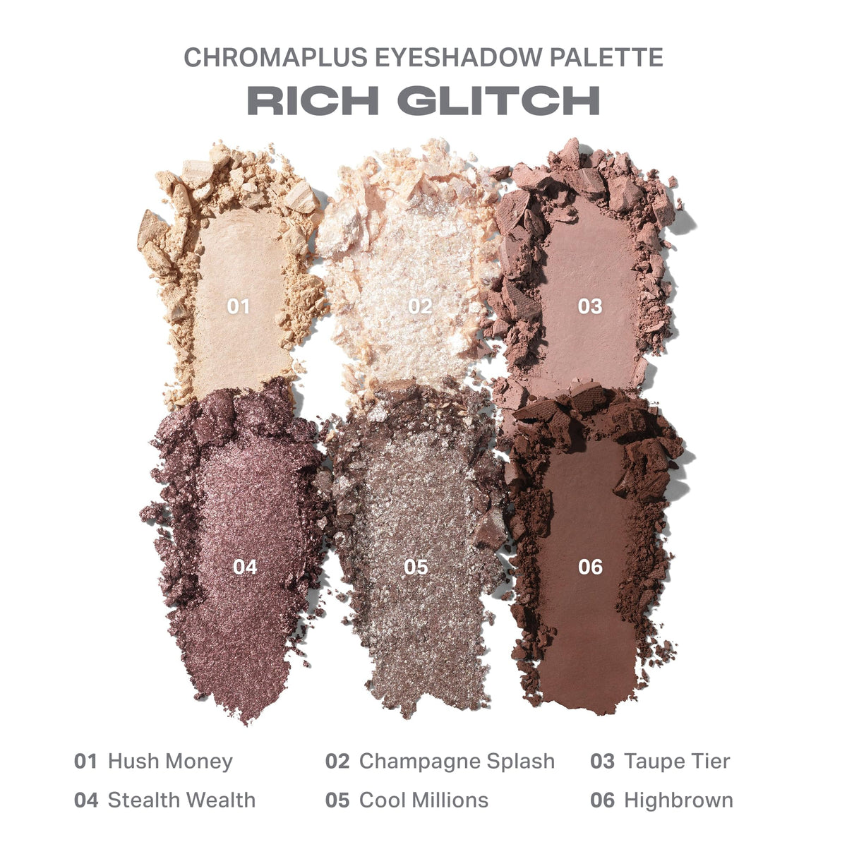 MORPHE ChromaPlus 6-Pan Eyeshadow Palette with brushes
