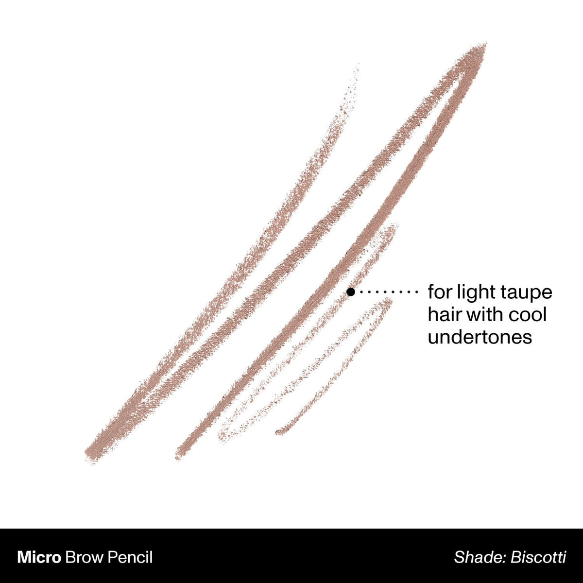 MORPHE Micro Dual Eyebrow Pencil Biscotti ultra-precise tip close-up
