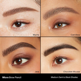 MORPHE Micro Dual Eyebrow Pencil Chocolate Mousse packaging