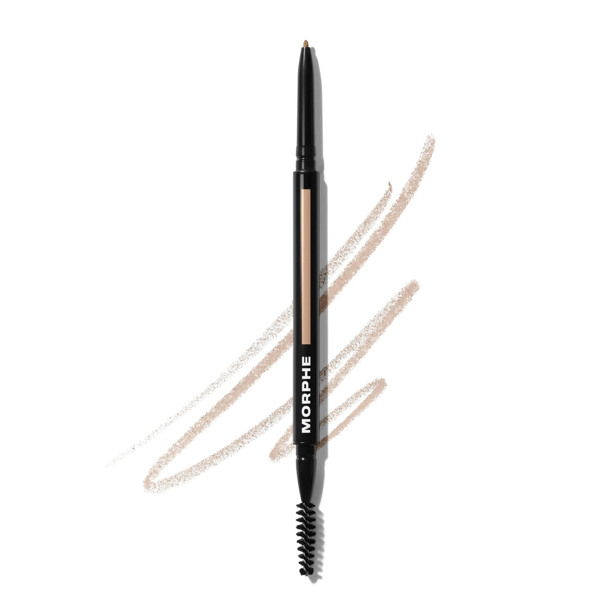 MORPHE Micro Dual Eyebrow Pencil front view with pointed tip