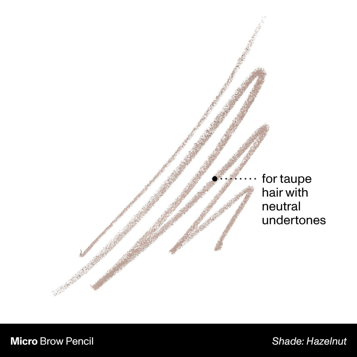 MORPHE Micro Dual Eyebrow Pencil Hazelnut pointed tip close-up