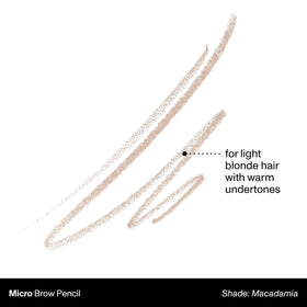 MORPHE Micro Dual Eyebrow Pencil in Macadamia shade