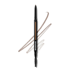 MORPHE Micro Dual Eyebrow Pencil Latte front view with pointed tip