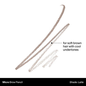 MORPHE Micro Dual Eyebrow Pencil Latte packaging