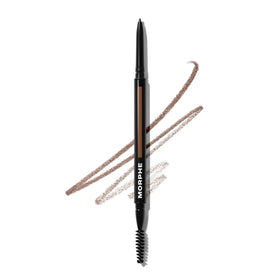 MORPHE Micro Dual Eyebrow Pencil Mocha front view with retractable tip