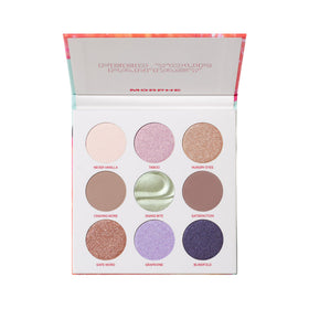MORPHE Pulp Fantasy Artistry Palette front view with 9 shades