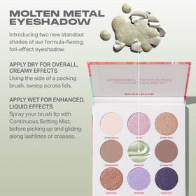 MORPHE Pulp Fantasy Palette swatches on skin