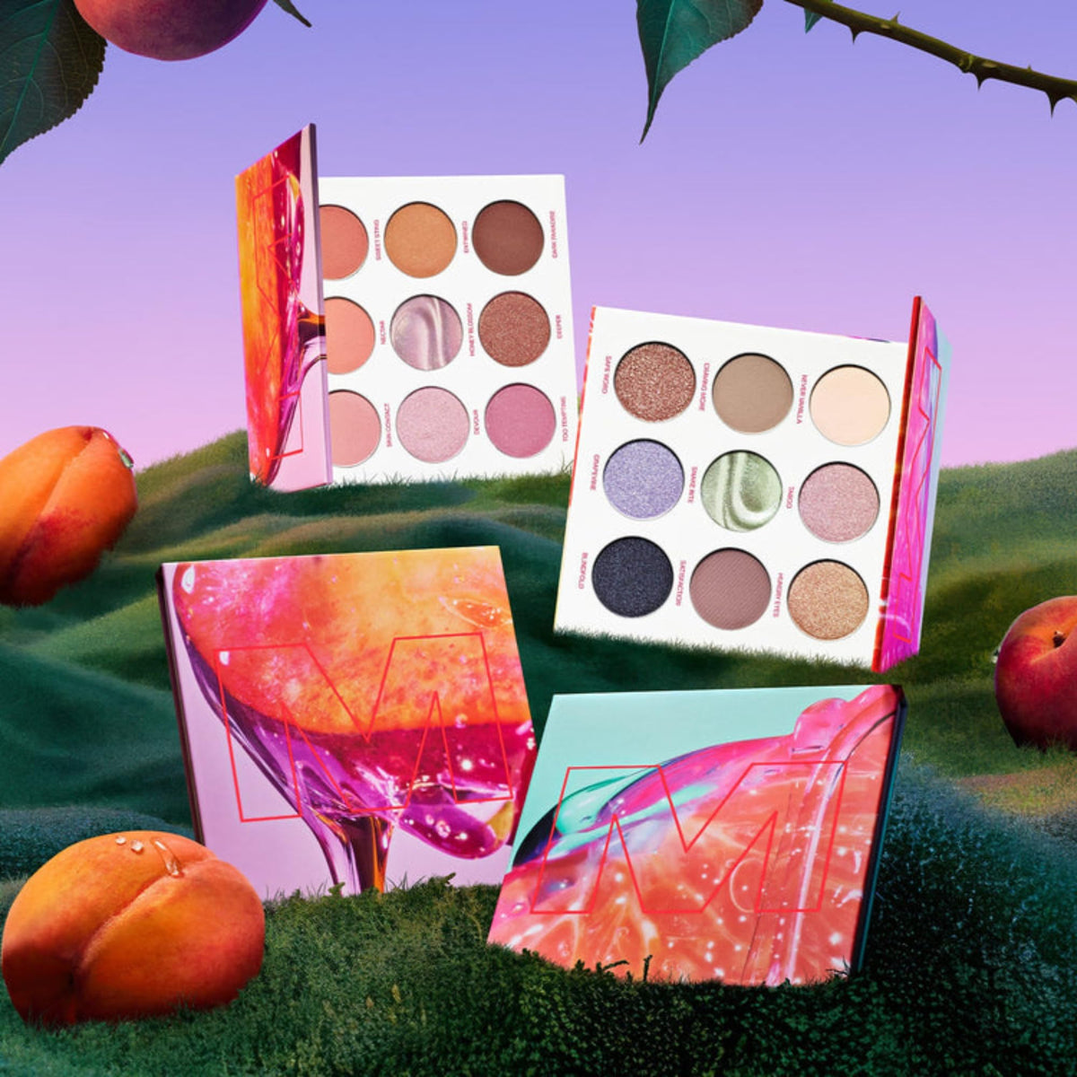 MORPHE Pulp Fantasy Palette with brush and setting mist