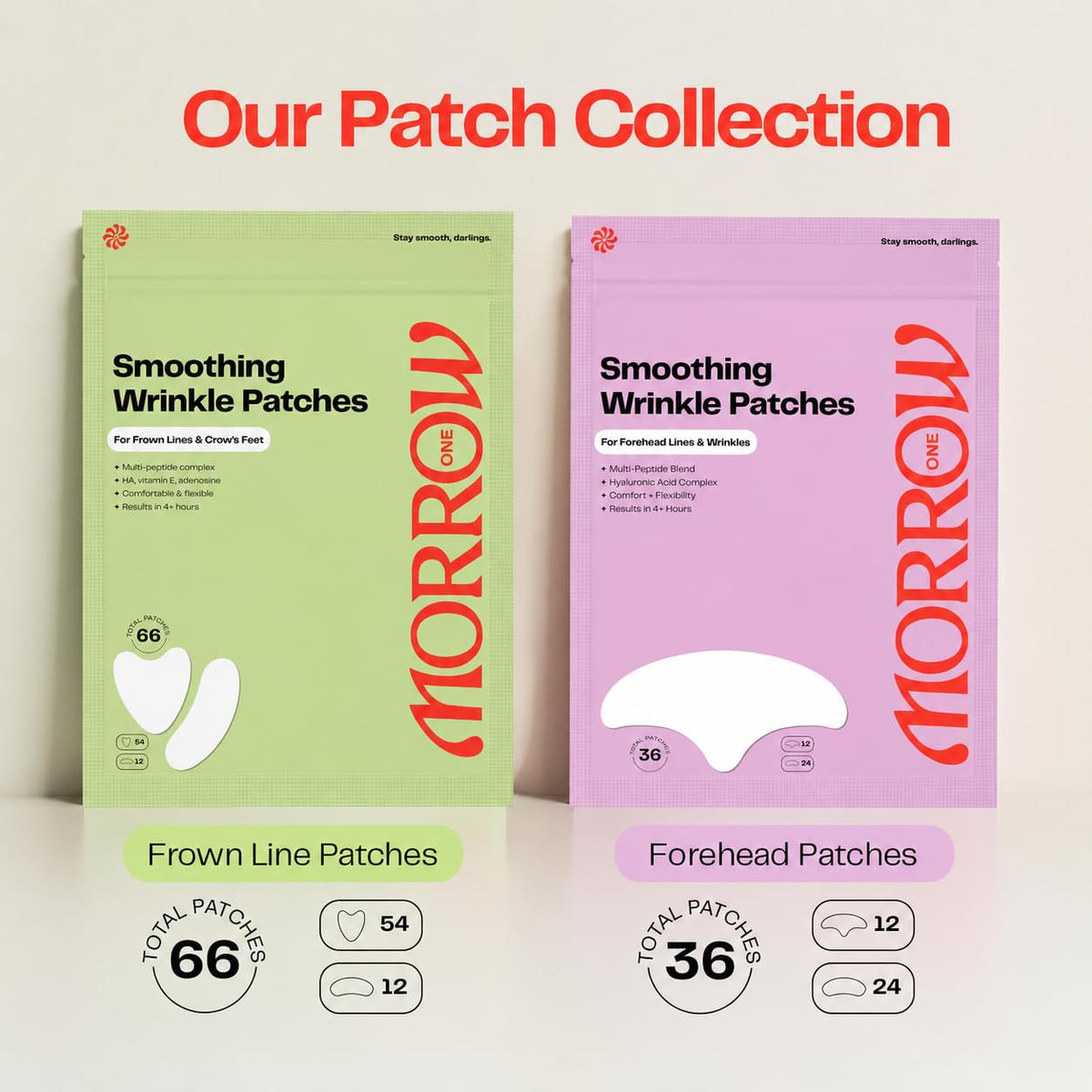 Morrow Wrinkle Patches showing texture and flexibility