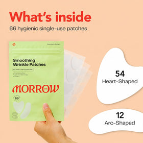 Morrow Wrinkle Patches with ingredients list