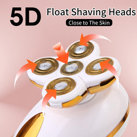 mosago Electric Razor showing the 5D floating shaving head close-up