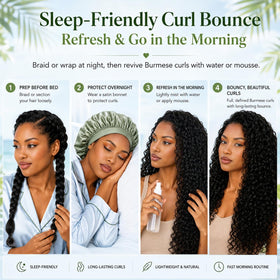 MOTFIN crochet hair in a beach setting