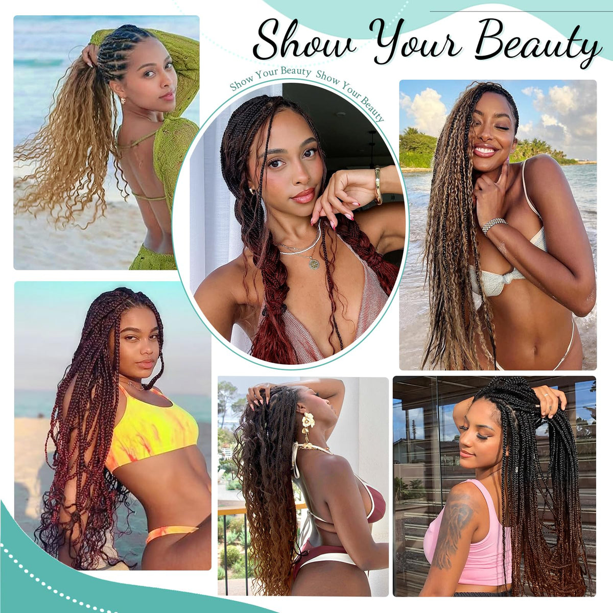 MOTFIN curly hair pack showing bundle count