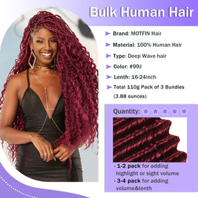 MOTFIN Curly Hair texture and shine