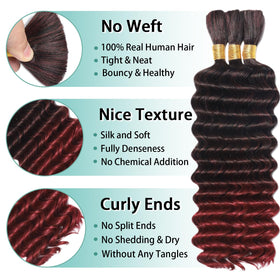 MOTFIN Curly Wave Braiding Hair packaging