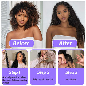 MOTFIN Curly Wave Hair in various colors