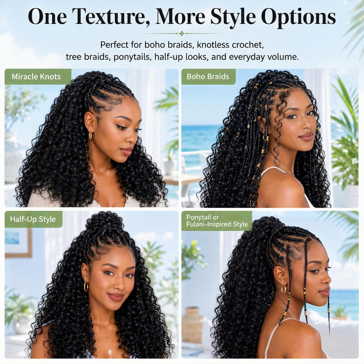 MOTFIN Miracle Knots hair displayed in natural light