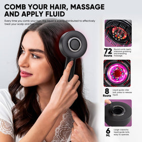 MPADQ Scalp Massager in use on wet hair