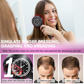 MPADQ Scalp Massager with charging cable and instructions