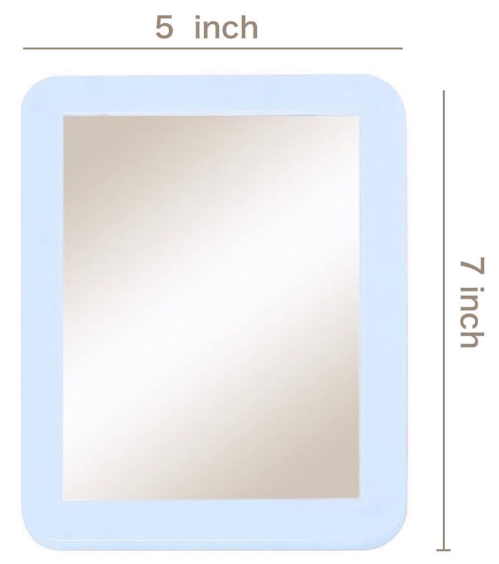 mpowtech Magnetic Locker Mirror side view showing strong magnetic backing