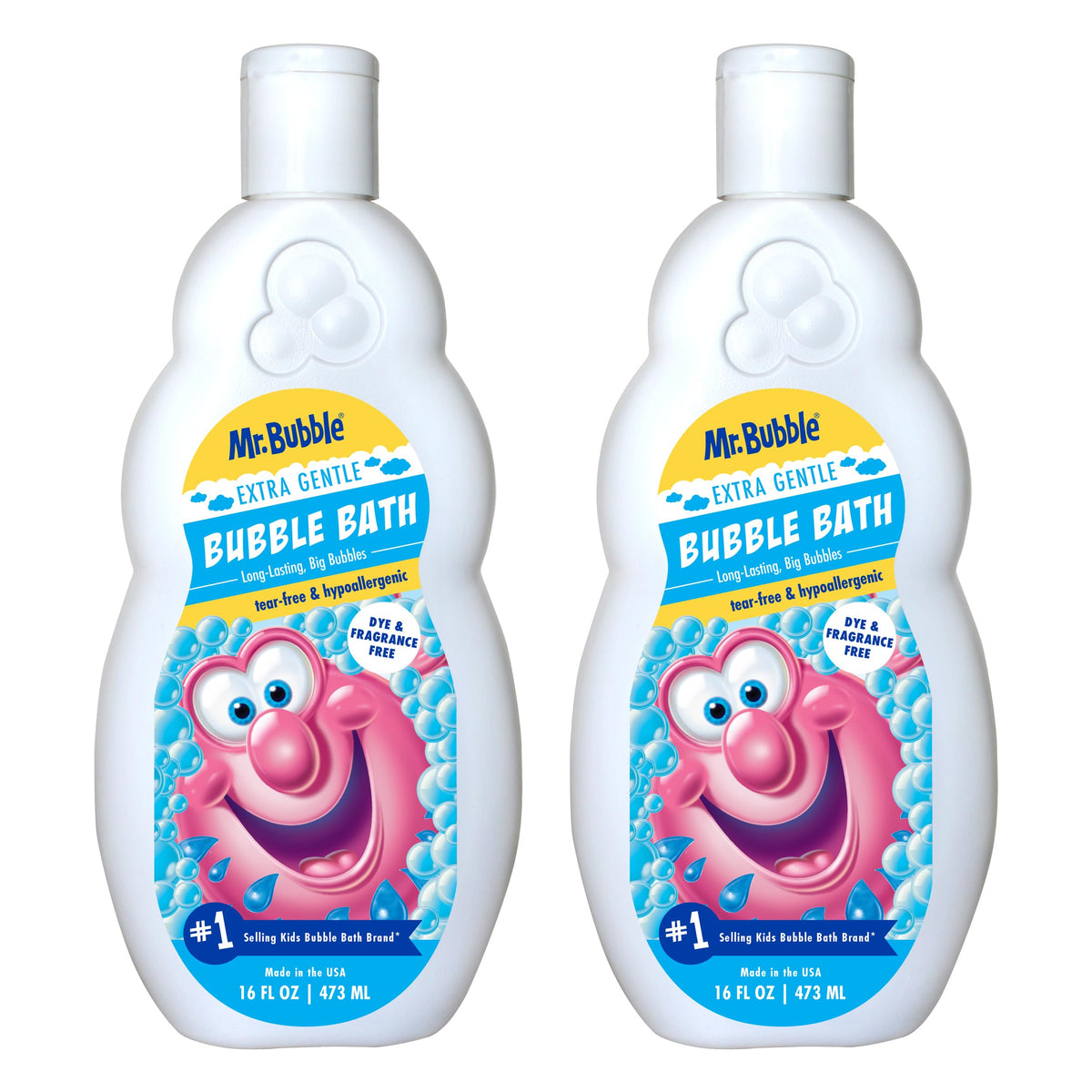 Mr. Bubble Extra Gentle Bubble Bath 16 fl oz front view
