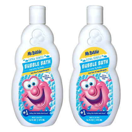 Mr. Bubble Extra Gentle Bubble Bath 16 fl oz front view