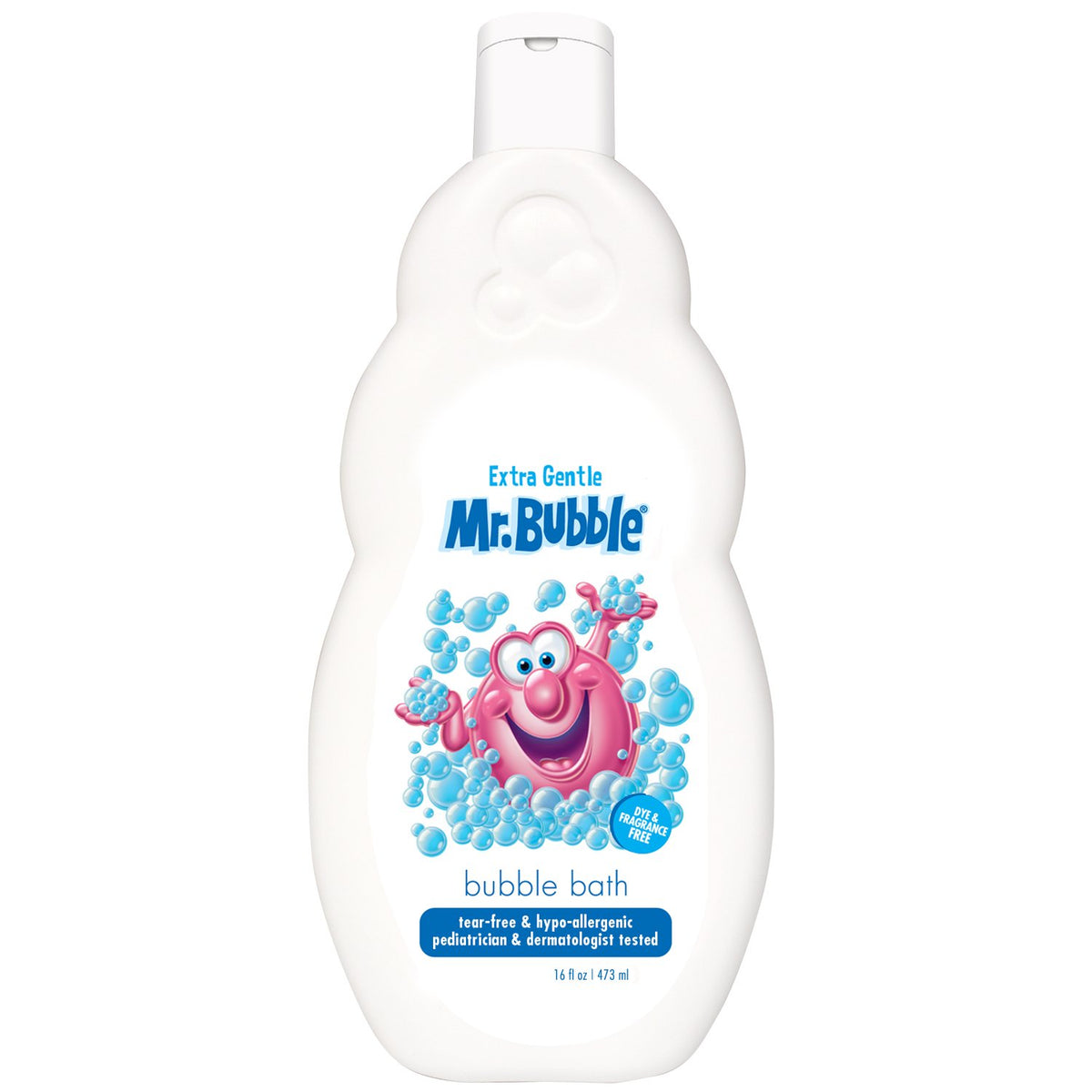 Mr. Bubble Extra Gentle Bubble Bath 16 Ounce bottle front view