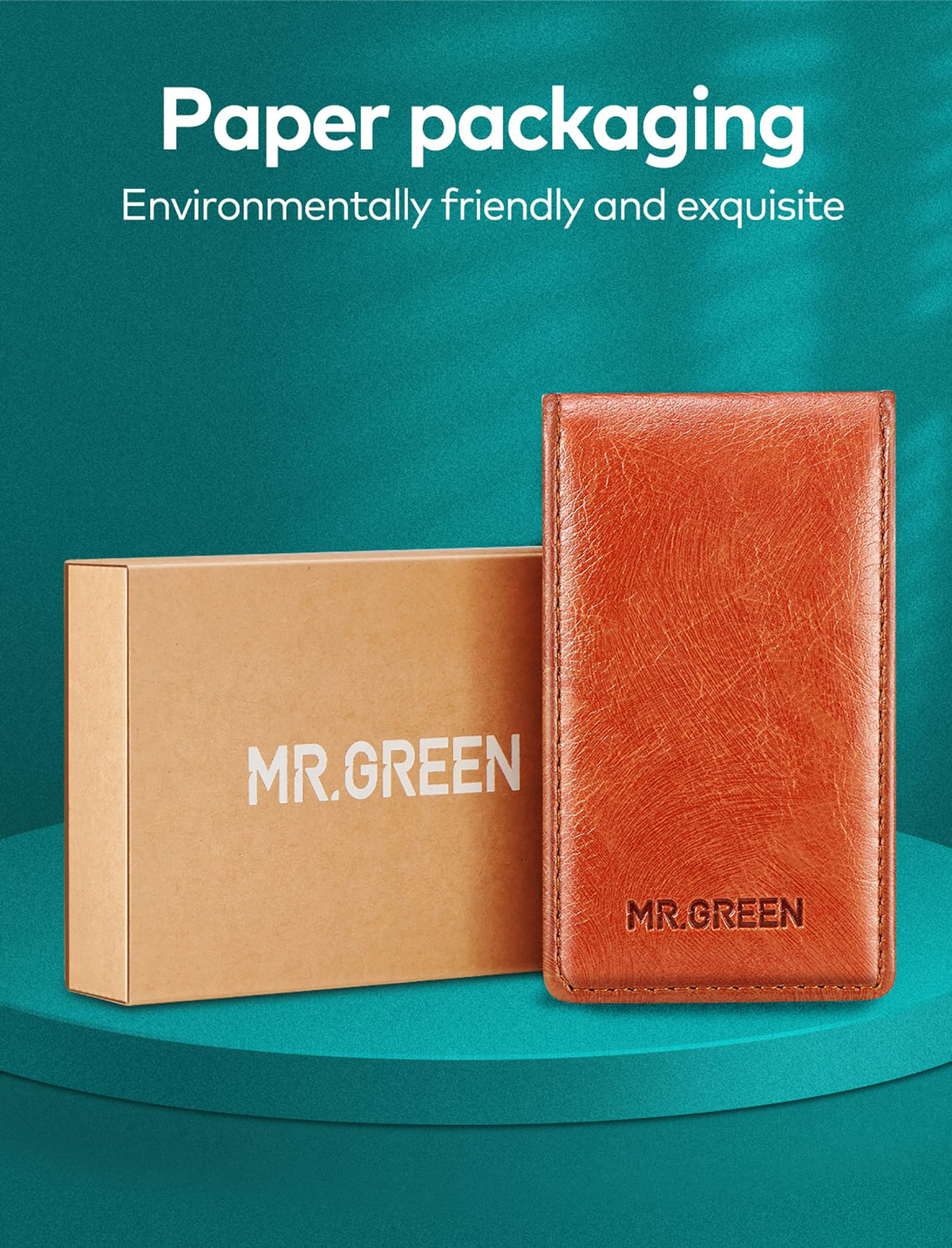 MR.GREEN 4Pcs grooming kit with tools in leather case