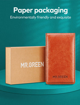 MR.GREEN 4Pcs grooming kit with tools in leather case