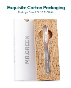 MR.GREEN Glass Nail File stored in its protective box
