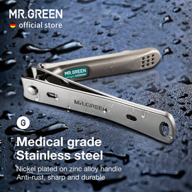 MR.GREEN Nail Clippers cutting thick nails demonstration