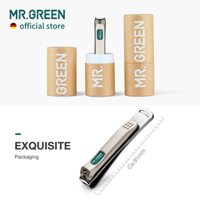 MR.GREEN Nail Clippers in hand for easy use