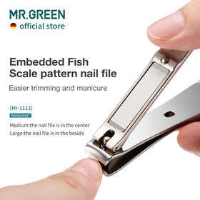 MR.GREEN Nail Clippers with cross-bolt reinforcement